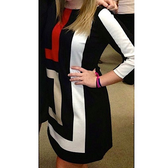 Women’s Business Casual Sheath Dress - Picture 2 of 2